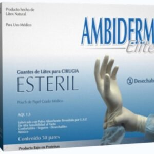 Guante de Látex Elite Estéril Caña Larga (Ambiderm)